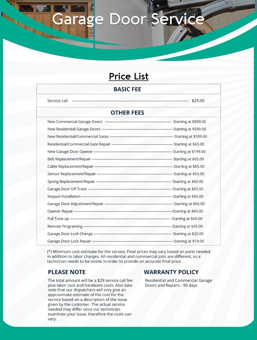 Central Garage Door Service Nashville, TN 615-680-9184